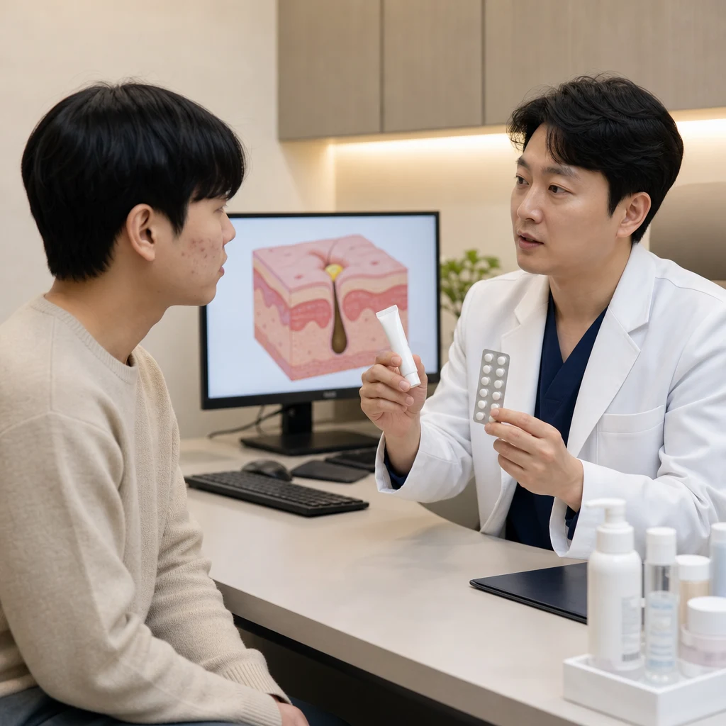 부천여드름치료에서 바르는 약과 먹는 약의 선택 기준 1