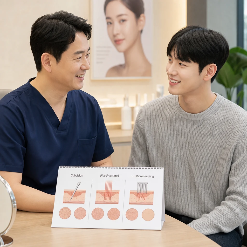 부평 여드름 흉터 치료, 포텐자·피코프락셀·서브시전은 어떻게 다를까? 1